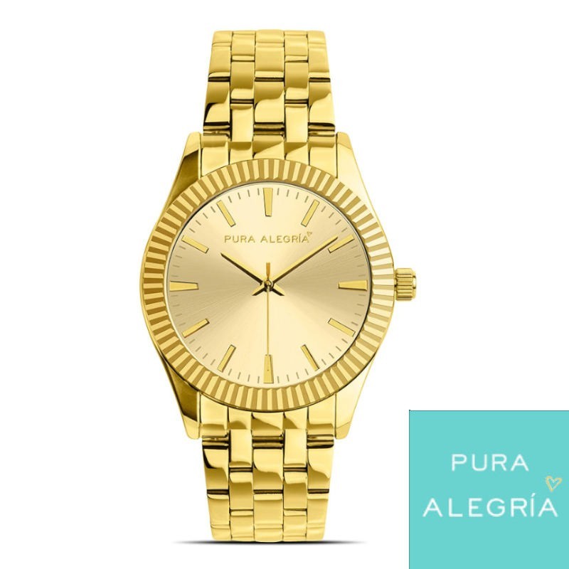 Reloj Pura Alegría Jaguar Gold